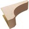 Ekena Millwork 10"W x 30"D x 20"H Classic Legacy Rough Cedar Woodgrain TimberThane Corbel, Primed Tan CORUR10X30X20LGYRCPR - alternate 6